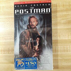 The Postman 1997 VHS Widescreen Kevin Costner Tom Petty Will Patton SciFi  90s